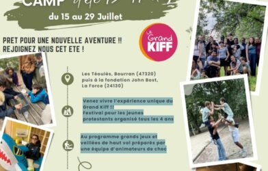 Camp d’été 13-17 ans